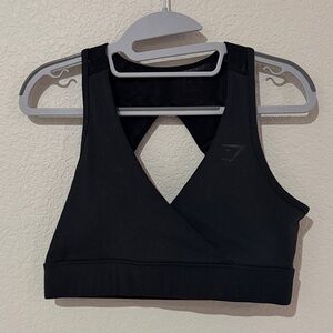 Gymshark x Nikki Blacketter Black Wrap Sports Bra